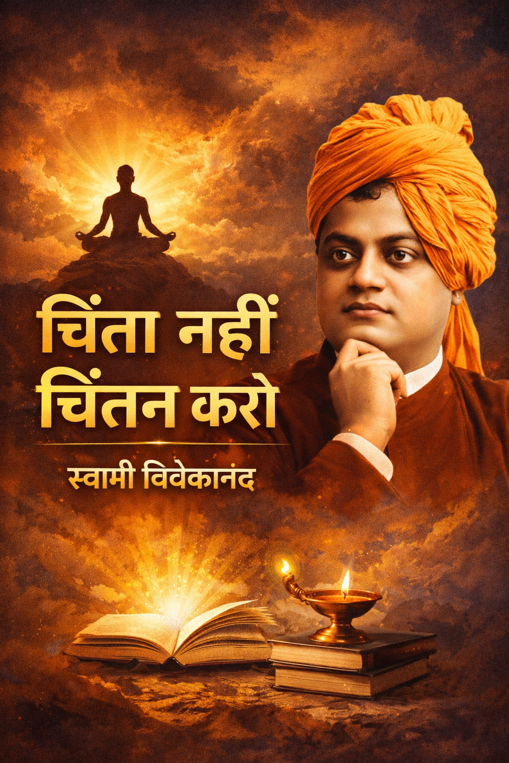 चिंता नहीं चिंतन करो । स्वामी विवेकानंद ।