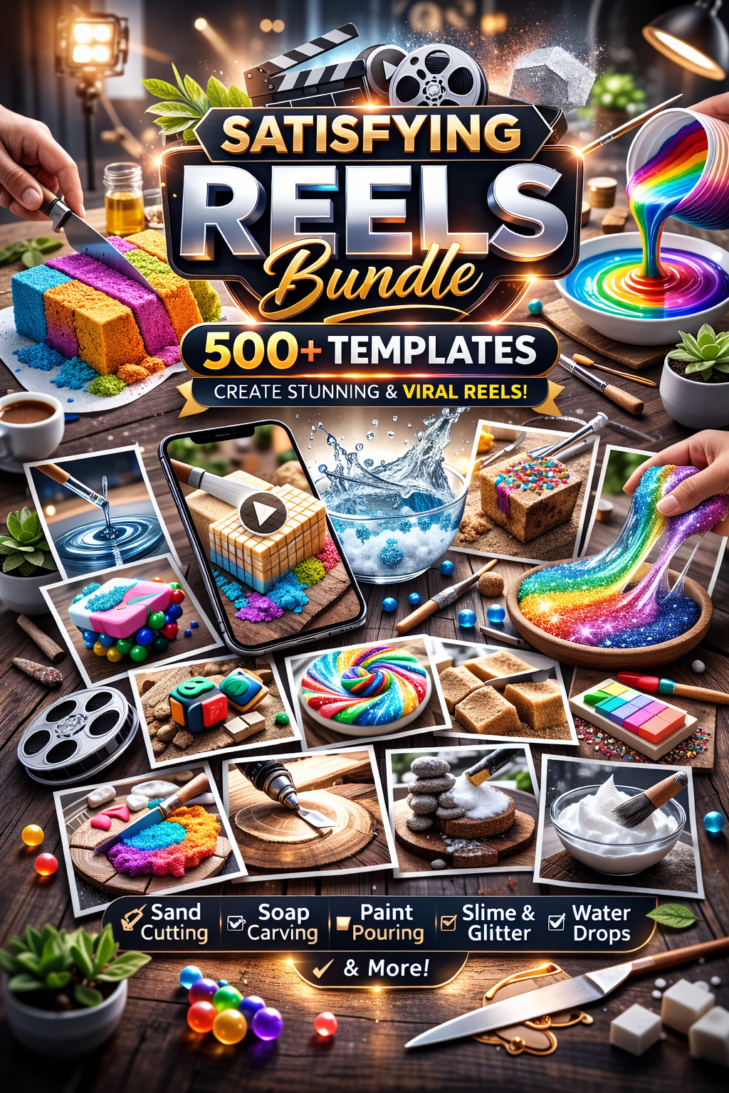 satisfying reels instagram 500 +