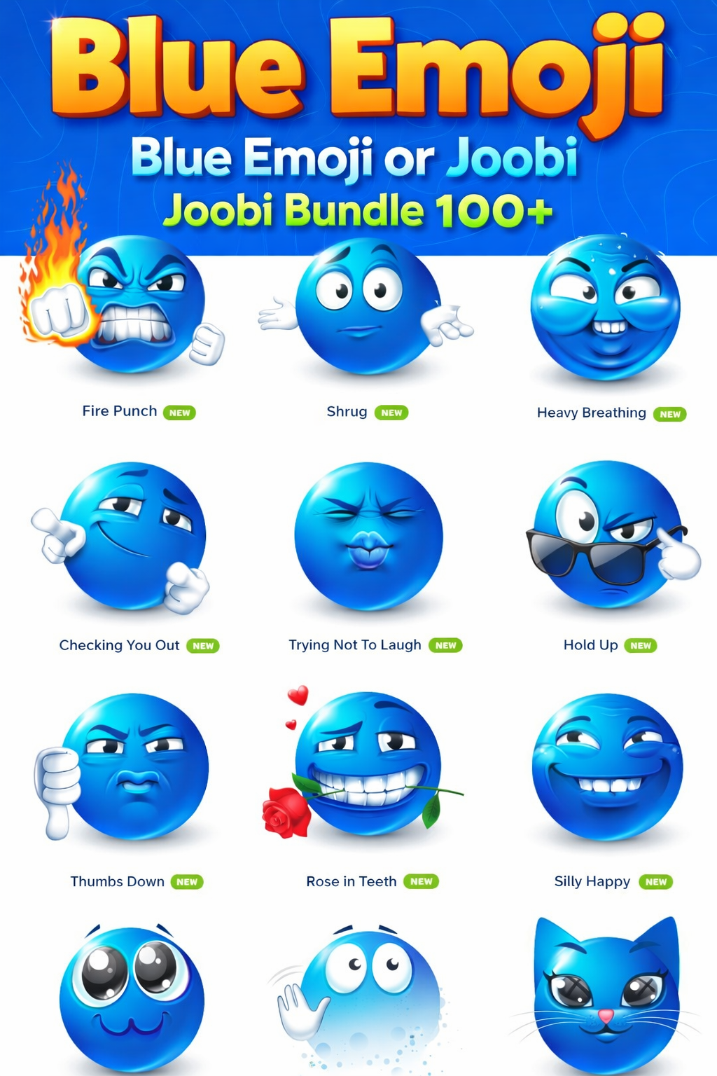 Blue Emoji or Joobi