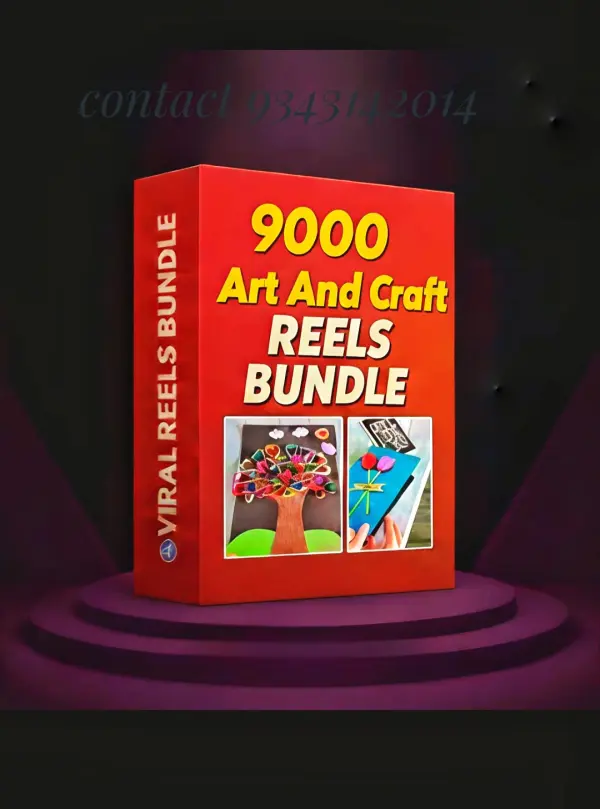 9000 Art And Craft  REELS BUNDLE