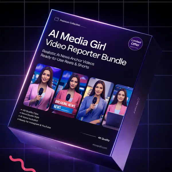 AI Girl Reporter Videos Pack | News Anchor & Viral Clips Bundle movpdf